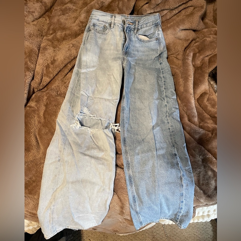 American eagle jeans. Size 0. Baggy Mom jeans